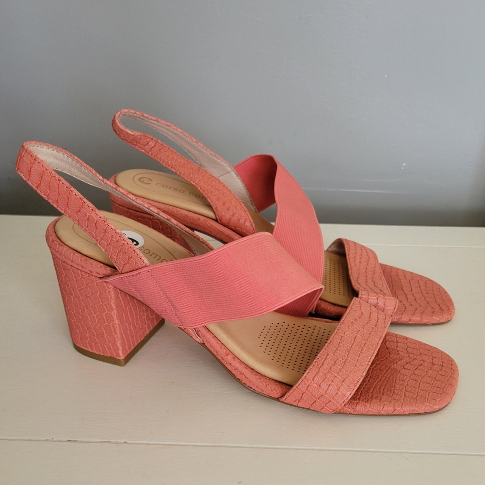 Corso Como coral sandals
